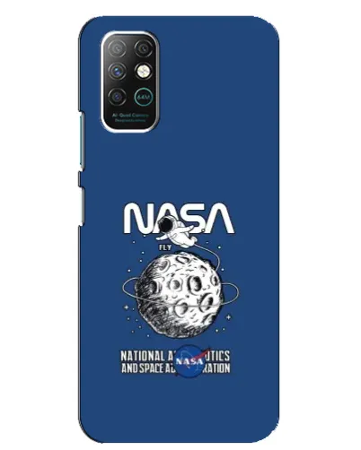 Чохол для Infinix Note 8 з картинкою «NASA — місячна місія»