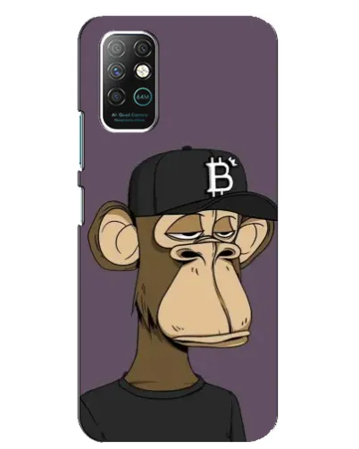 Чохол для Infinix Note 8 з картинкою «Bored Ape в кепці»