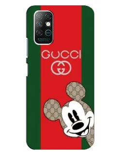 Чохол для Infinix Note 8 з картинкою «Gucci — смуги та Міккі» Чохол для Infinix Note 8 з картинкою «Gucci — смуги та Міккі»