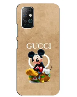 Чохол для Infinix Note 8 з картинкою «Міккі Маус Gucci — крафт» Чохол для Infinix Note 8 з картинкою «Міккі Маус Gucci — крафт»