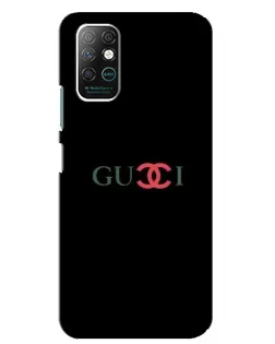 Чохол для Infinix Note 8 з картинкою «Gucci — червоний градієнт» Чохол для Infinix Note 8 з картинкою «Gucci — червоний градієнт»