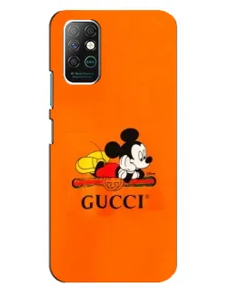 Чохол для Infinix Note 8 з картинкою «Міккі Маус Gucci — помаранч» Чохол для Infinix Note 8 з картинкою «Міккі Маус Gucci — помаранч»