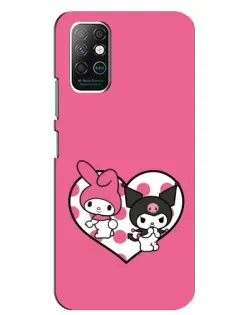 Чохол для Infinix Note 8 з картинкою «Kuromi та My Melody» Чохол для Infinix Note 8 з картинкою «Kuromi та My Melody»