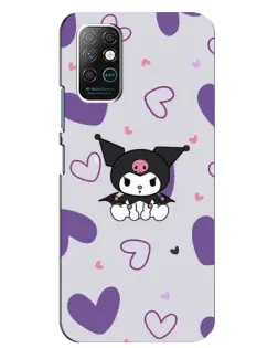 Чохол для Infinix Note 8 з картинкою «Kuromi та лавандові серця» Чохол для Infinix Note 8 з картинкою «Kuromi та лавандові серця»