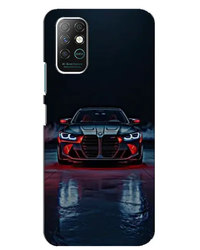 Чохол для Infinix Note 8 з картинкою «BMW на мокрій дорозі»