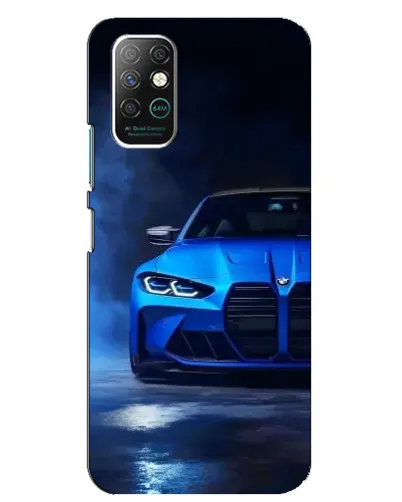 Чохол для Infinix Note 8 з картинкою «Блакитна BMW M4»
