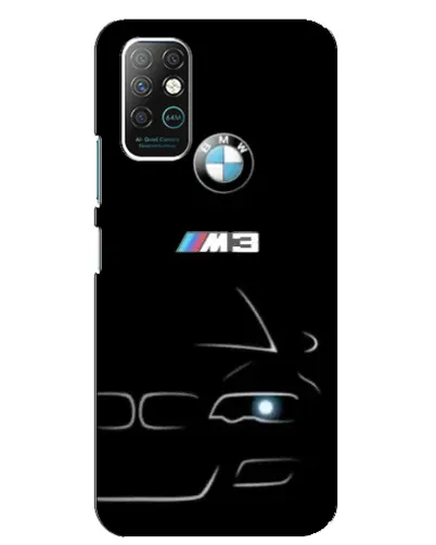 Чохол для Infinix Note 8 з картинкою «Мінімалістичний принт BMW M3»