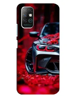 Чохол для Infinix Note 8 з картинкою «Спортивна BMW та квіти» Чохол для Infinix Note 8 з картинкою «Спортивна BMW та квіти»