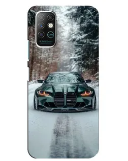 Чохол для Infinix Note 8 з картинкою «BMW у зимовому лісі» Чохол для Infinix Note 8 з картинкою «BMW у зимовому лісі»