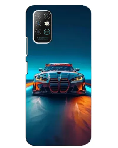 Чехол для Infinix Note 8 с картинкой «BMW — огни неона» Чехол для Infinix Note 8 с картинкой «BMW — огни неона»
