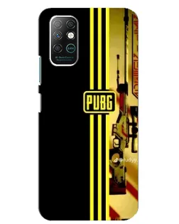 Чохол для Infinix Note 8 з картинкою «PUBG — камуфляжний шолом»