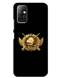 Чохол для Infinix Note 8 з картинкою «PUBG — помаранчевий градієнт»