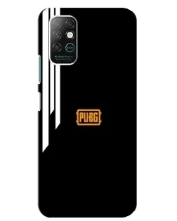 Чохол для Infinix Note 8 з картинкою «PUBG — вертикальні лінії»