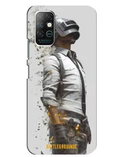Чохол для Infinix Note 8 з картинкою «PUBG — боєць у пилу»
