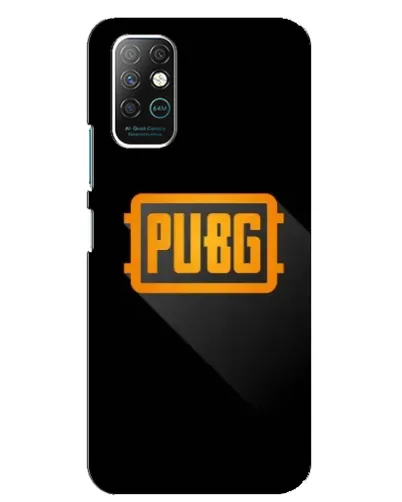 Чохол для Infinix Note 8 з картинкою «PUBG — рамка лого»