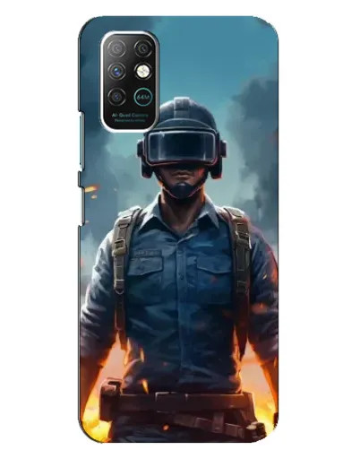 Чохол для Infinix Note 8 з картинкою «PUBG — реалістичний герой»