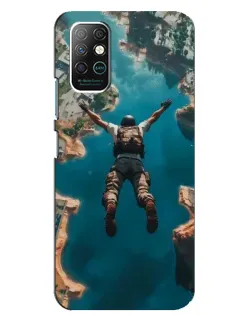 Чохол для Infinix Note 8 з картинкою «PUBG — вільне падіння»