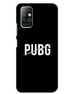 Чохол для Infinix Note 8 з картинкою «PUBG — білий логотип»
