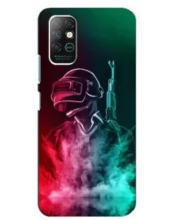 Чохол для Infinix Note 8 з картинкою «PUBG — вогняний воїн»