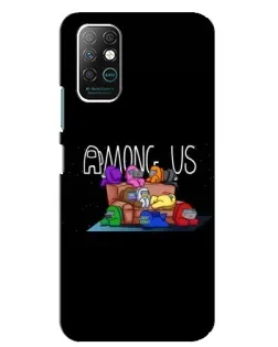 Чохол для Infinix Note 8 з картинкою «Логотип Among Us»