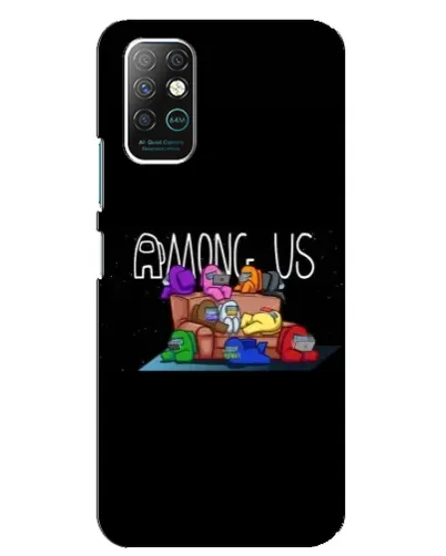 Чохол для Infinix Note 8 з картинкою «Логотип Among Us»