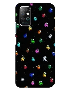 Чохол для Infinix Note 8 з картинкою «Екіпаж Among Us»