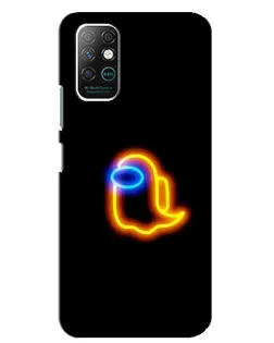 Чохол для Infinix Note 8 з картинкою «Among Us неонове сяйво»