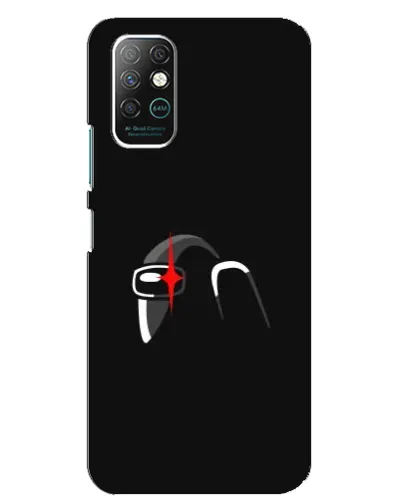 Чохол для Infinix Note 8 з картинкою «Among Us шолом»
