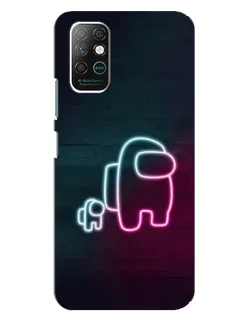 Чохол для Infinix Note 8 з картинкою «Among Us неон-арт» Чохол для Infinix Note 8 з картинкою «Among Us неон-арт»