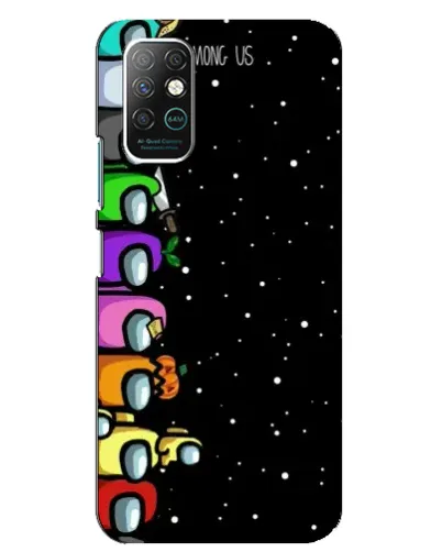 Чохол для Infinix Note 8 з картинкою «Команда Among Us»