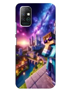 Чохол для Infinix Note 8 з картинкою «Стів та космос»