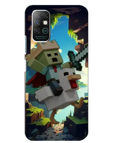 Чохол для Infinix Note 8 з картинкою «Стів та гусь»