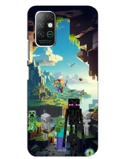 Чохол для Infinix Note 8 з картинкою «Ендермен у лісі»