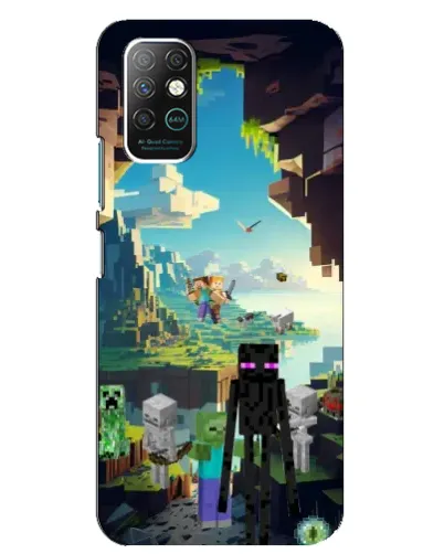 Чохол для Infinix Note 8 з картинкою «Ендермен у лісі»