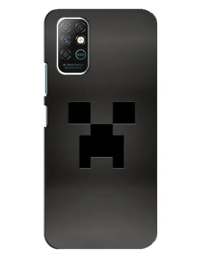 Чохол для Infinix Note 8 з картинкою «Чорний кріпер градієнт»