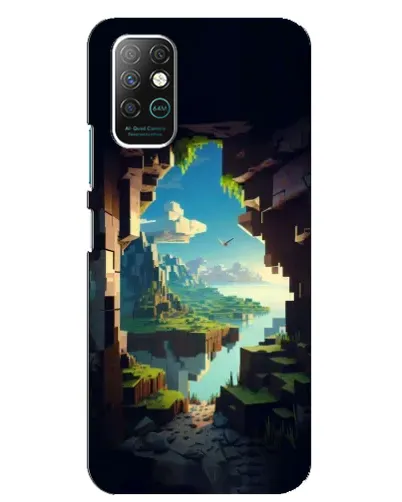 Чохол для Infinix Note 8 з картинкою «Вид з печери»