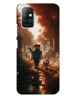 Чохол для Infinix Note 8 з картинкою «Стів у лісі»