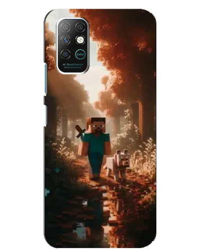 Чохол для Infinix Note 8 з картинкою «Стів у лісі»