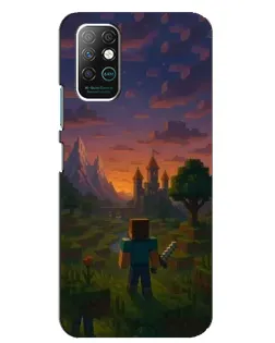 Чохол для Infinix Note 8 з картинкою «Стів біля вежі»