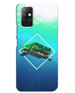 Чохол для Infinix Note 8 з картинкою «Черепаха Minecraft» Чохол для Infinix Note 8 з картинкою «Черепаха Minecraft»