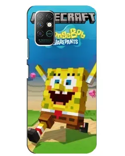 Чохол для Infinix Note 8 з картинкою «Губка Боб Minecraft» Чохол для Infinix Note 8 з картинкою «Губка Боб Minecraft»