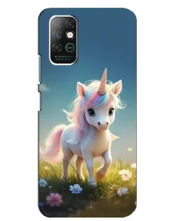 Чехол для Infinix Note 8 с картинкой «Единорог на поляне» Чехол для Infinix Note 8 с картинкой «Единорог на поляне»