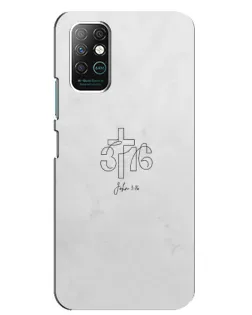 Чохол для Infinix Note 8 з картинкою «Івана 3:16 Хрест» Чохол для Infinix Note 8 з картинкою «Івана 3:16 Хрест»