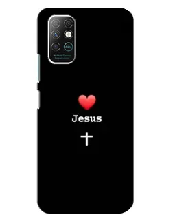 Чохол для Infinix Note 8 з картинкою «Серце - Jesus» Чохол для Infinix Note 8 з картинкою «Серце - Jesus»
