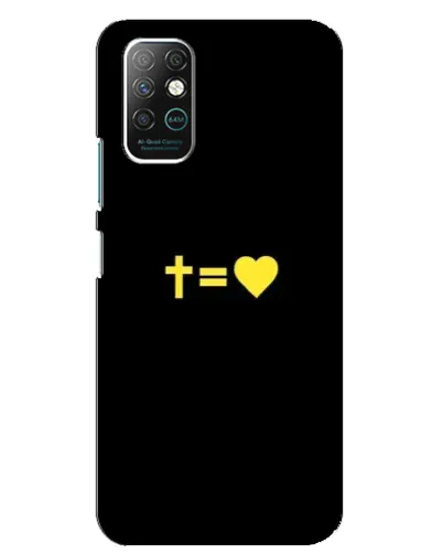 Чохол для Infinix Note 8 з картинкою «Серце та Хрест» Чохол для Infinix Note 8 з картинкою «Серце та Хрест»