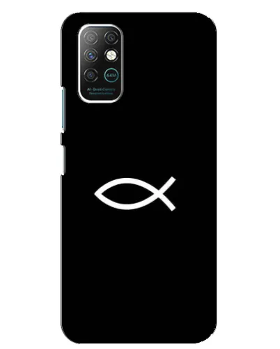 Чехол для Infinix Note 8 с картинкой «Символ рыбы Jesus» Чехол для Infinix Note 8 с картинкой «Символ рыбы Jesus»