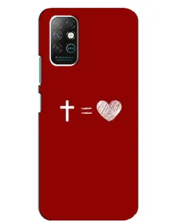 Чехол для Infinix Note 8 с картинкой «Уравнение любви» Чехол для Infinix Note 8 с картинкой «Уравнение любви»