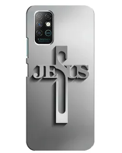 Чехол для Infinix Note 8 с картинкой «Металлический крест Jesus» Чехол для Infinix Note 8 с картинкой «Металлический крест Jesus»