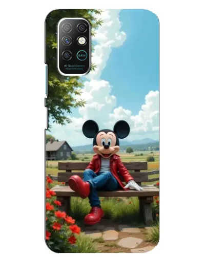 Чехол для Infinix Note 8 с картинкой «Микки на скамейке» Чехол для Infinix Note 8 с картинкой «Микки на скамейке»