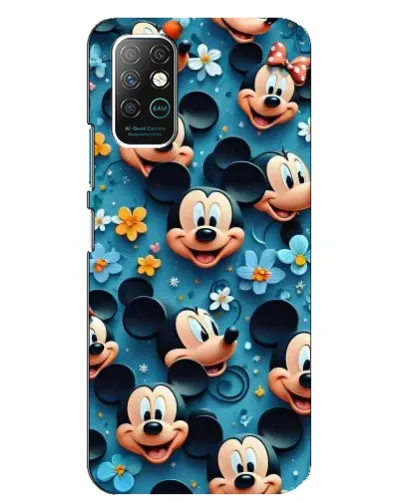 Чехол для Infinix Note 8 с картинкой «Паттерн Микки и Минни» Чехол для Infinix Note 8 с картинкой «Паттерн Микки и Минни»